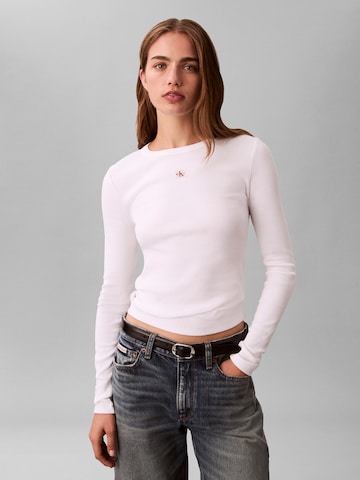 Calvin Klein Jeans Koszulka w kolorze biały: przód