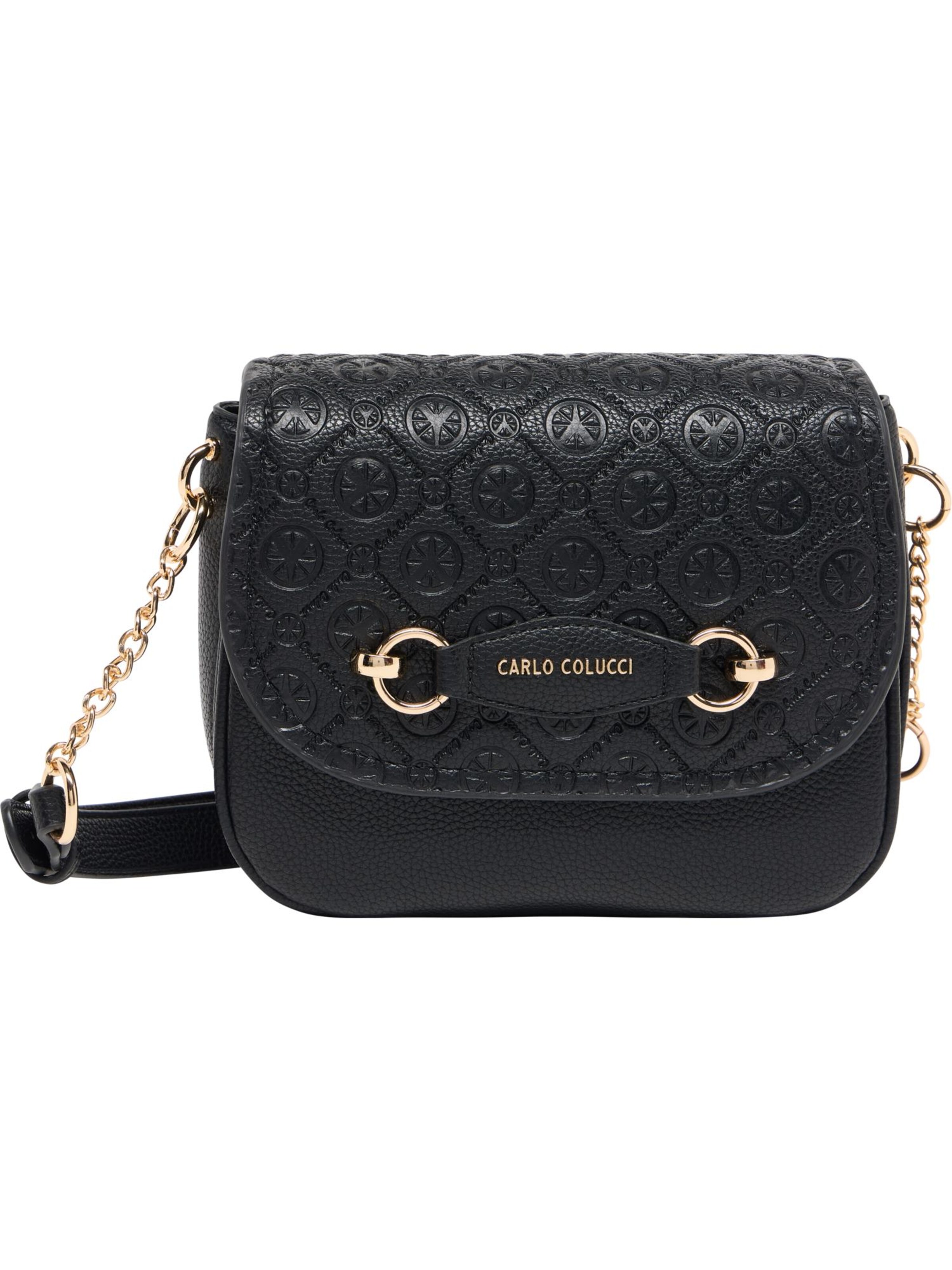 Carlo Colucci Crossbody bag 'Erebara' in Black: front