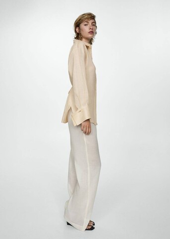 MANGO Bluse 'Luca' in Beige