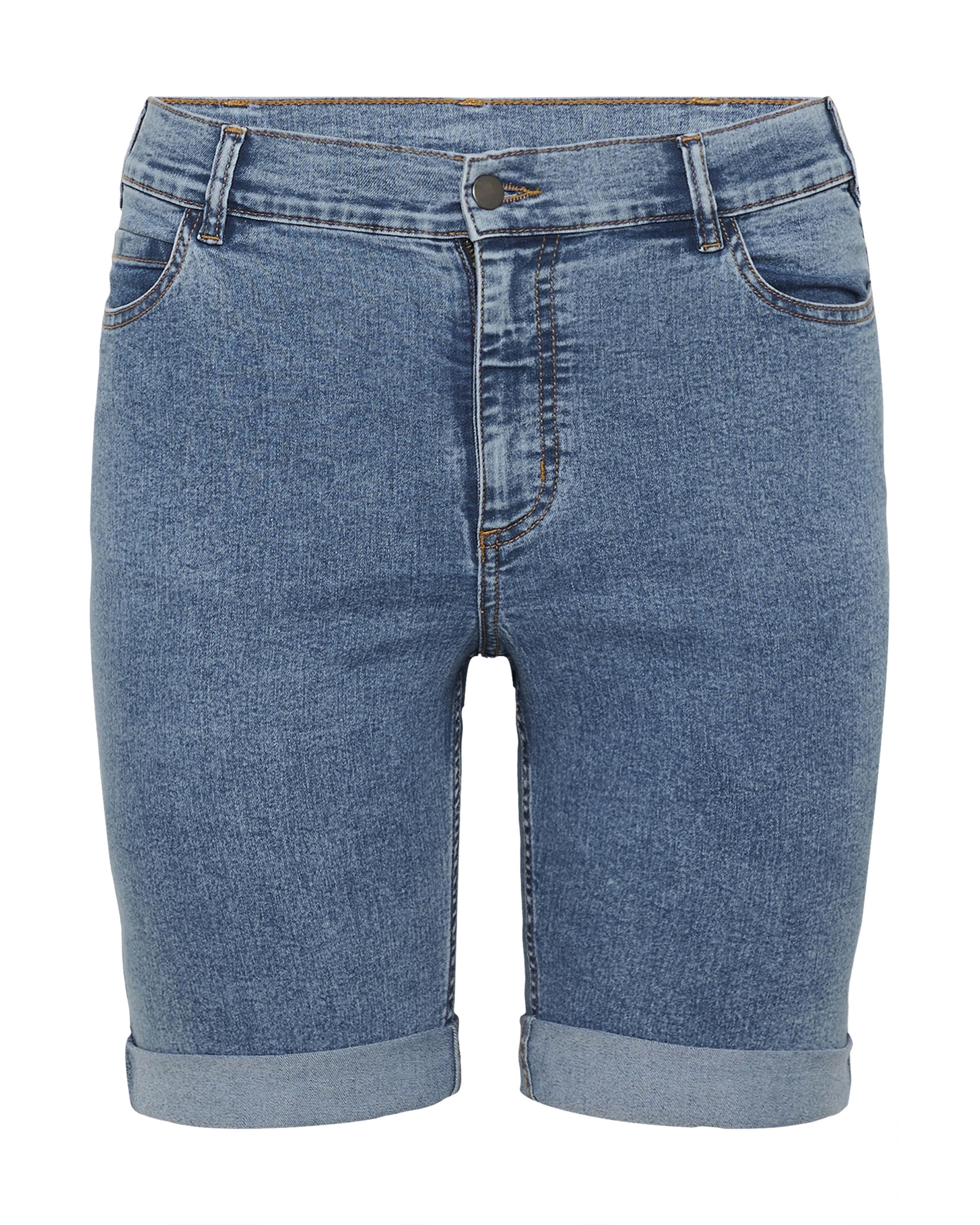 KAFFE CURVE - Skinny Calças de ganga 'KCvilana' em azul: frente