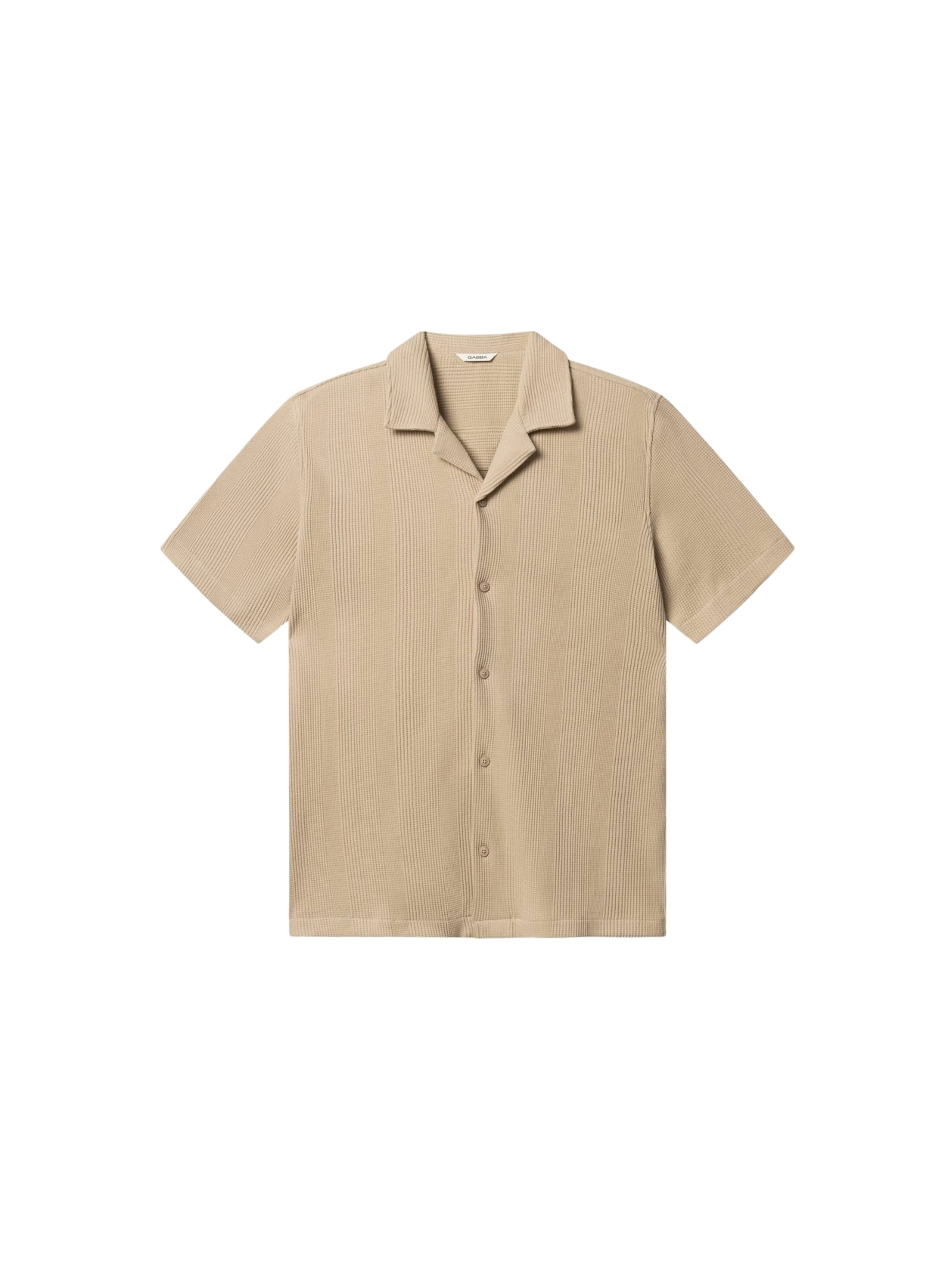 Chemise ' GABvalente ' GABBA en beige : devant