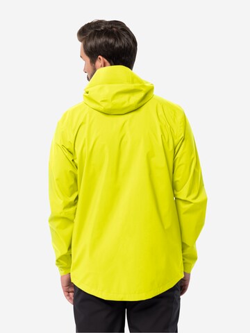 JACK WOLFSKIN - Casaco outdoor 'ELSBERG 2.5L' em amarelo