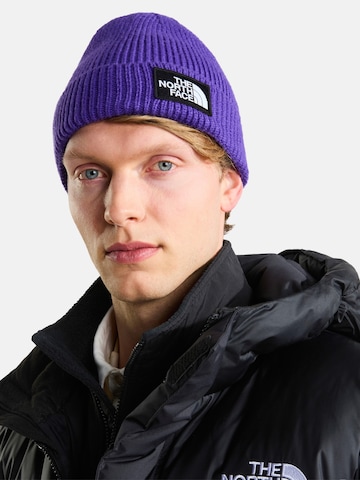 purpurinė THE NORTH FACE Megzta kepurė: priekis