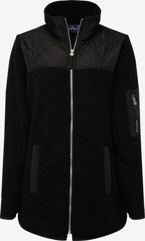 LAURASØN Fleece Jacket in Black: front