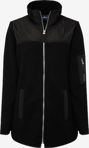 LAURASØN Fleece Jacket in Black: front