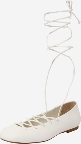 & Other Stories Remballerina 'Miko' i vit: framsida