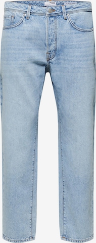 SELECTED HOMME Tapered Jeans 'Aldu' i blå: framsida