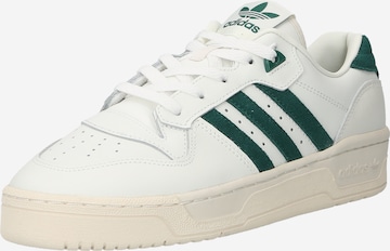 ADIDAS ORIGINALS - Sapatilhas baixas 'Rivalry' em branco: frente