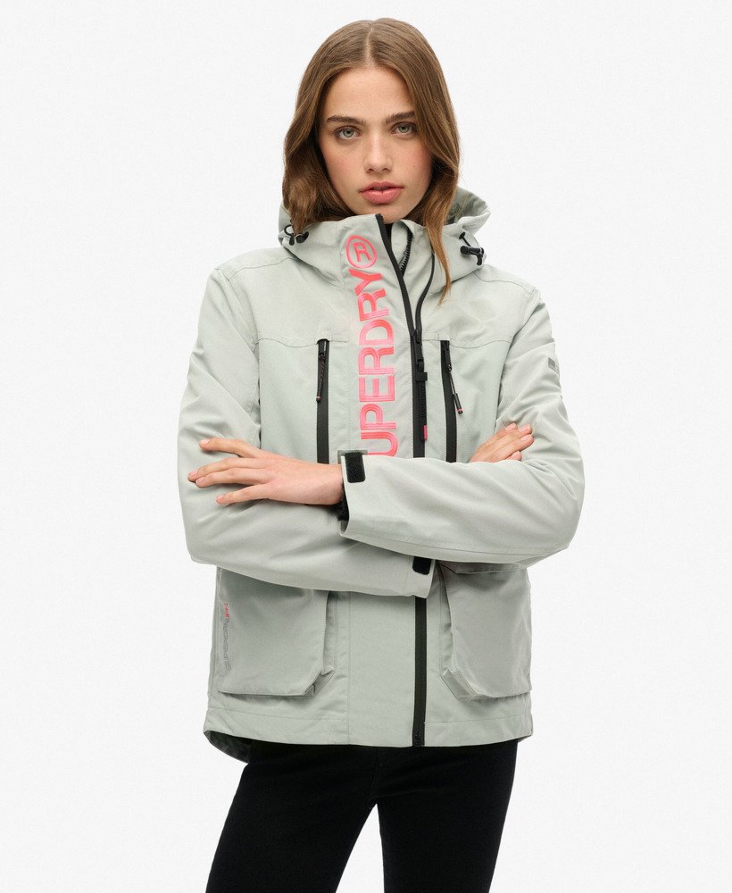 Superdry Jacke 'Ultimate Tech' in Grau: Vorderseite