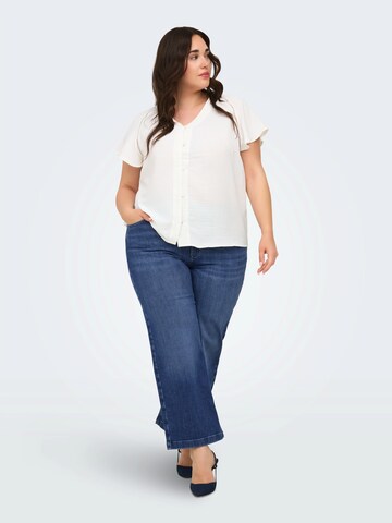 ONLY Carmakoma Laiad sääred Teksapüksid 'CARWILLY', värv sinine