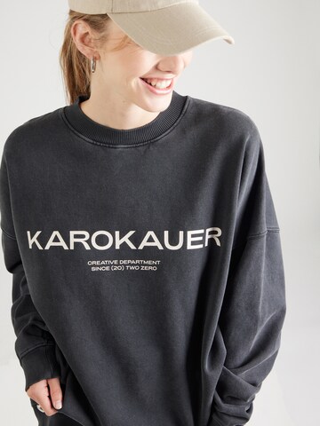 Karo Kauer Sweatshirt in Grau