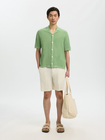 SELECTED - Camiseta en verde