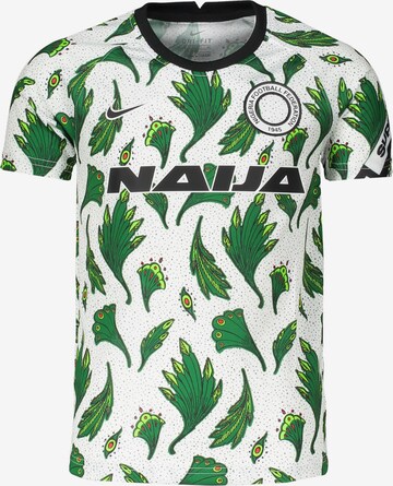 NIKE Funktionsshirt 'Nigeria' in Weiß: predná strana