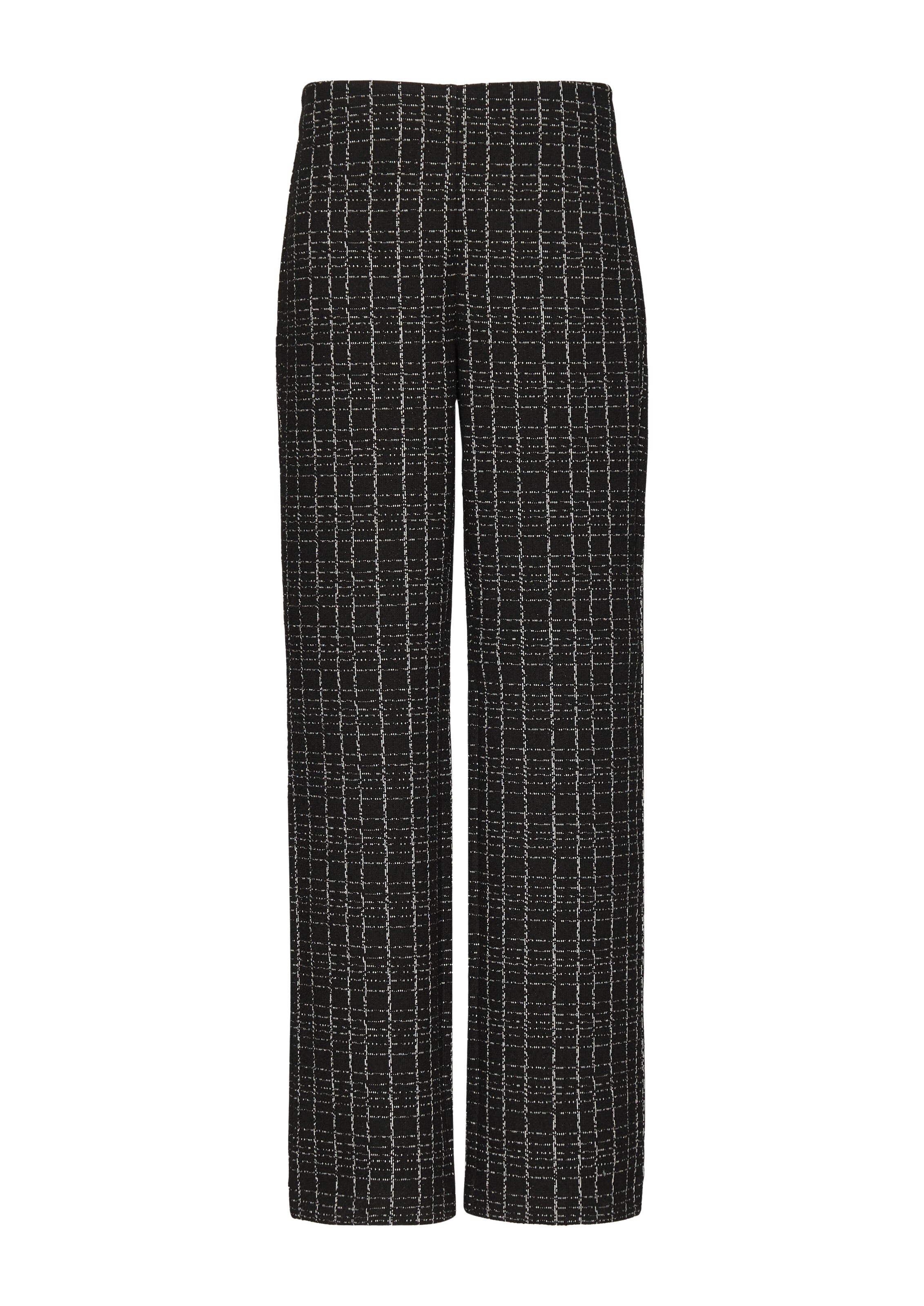 COMMA Wide Leg Hose in Schwarz: Vorderseite