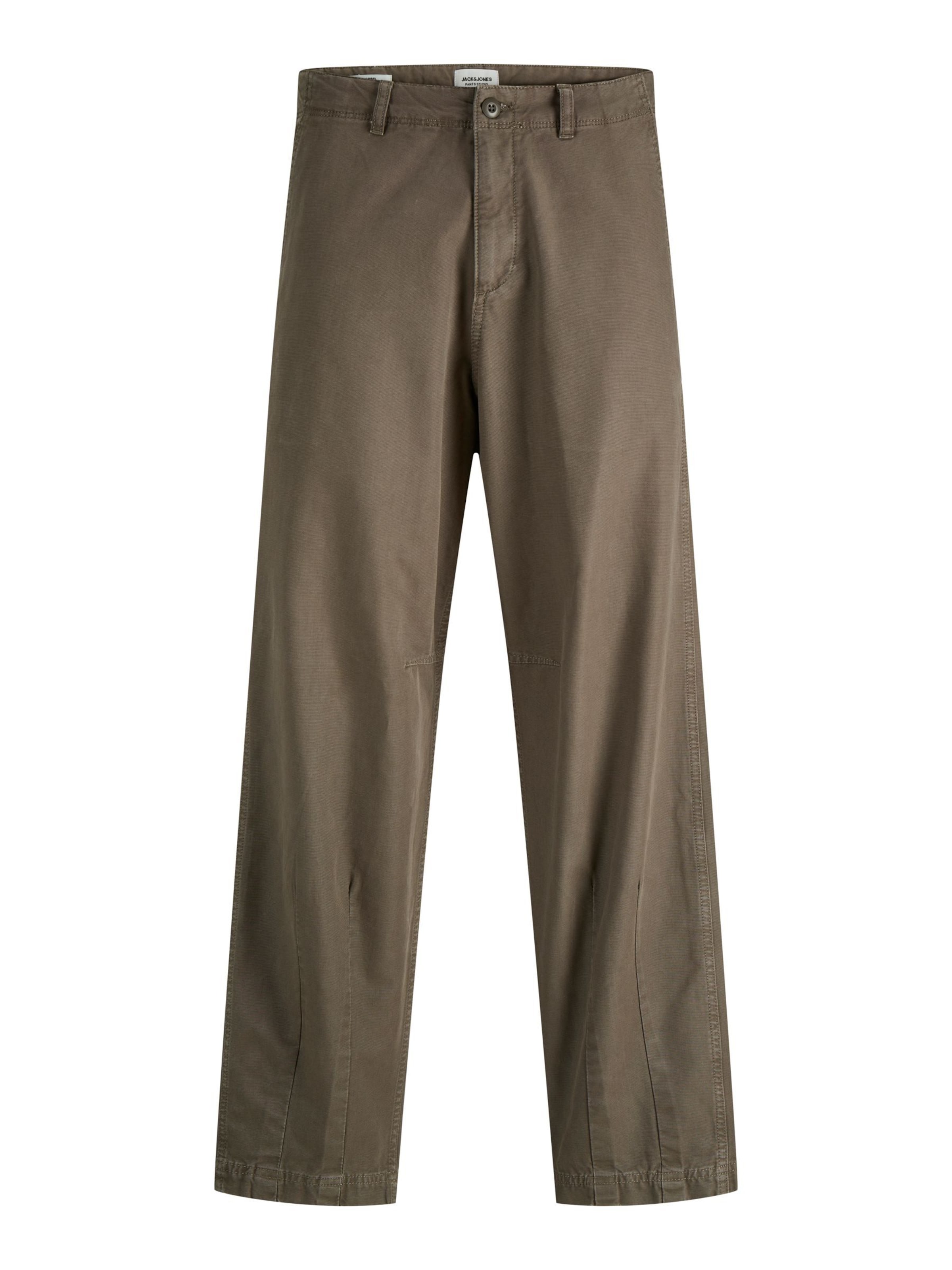 Pantalon chino 'Barrel' JACK & JONES en marron : devant