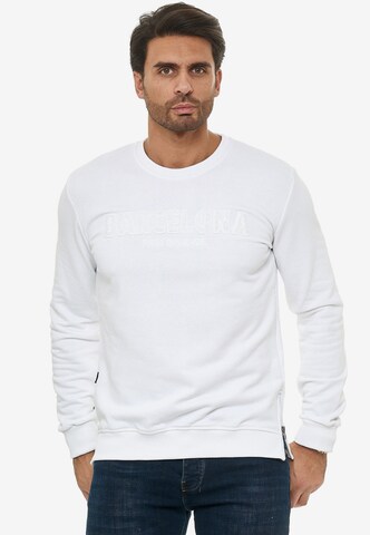 Redbridge Sweatshirt in White: front