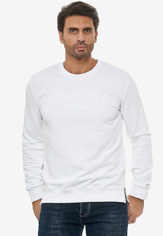 Redbridge Sweatshirt in White: front