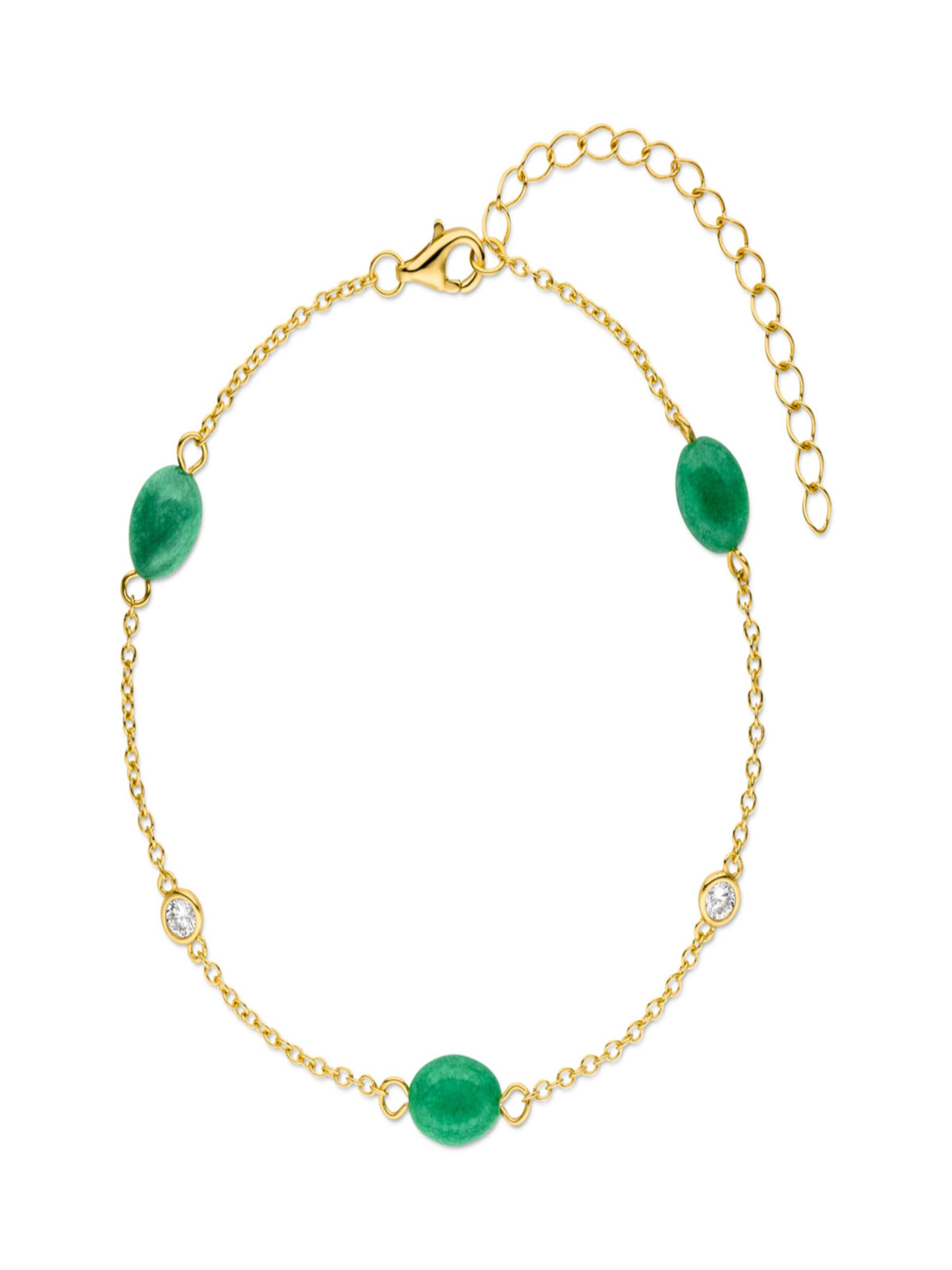 Fiocco Jewelry Bracelet 'Bloomy' in Yellow: front