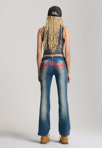 Ed Hardy Top in Blau