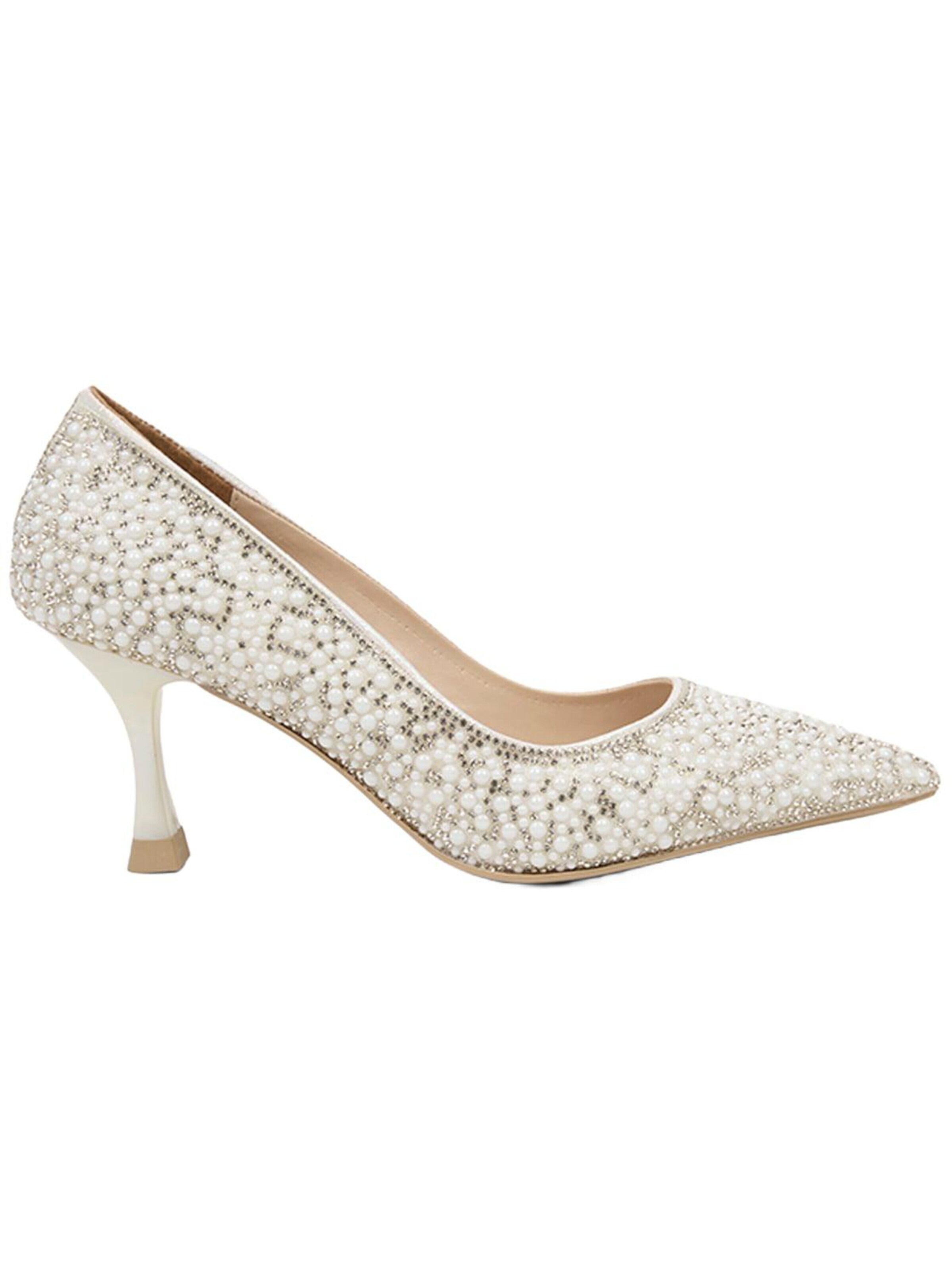 Desa - Zapatos con plataforma en blanco