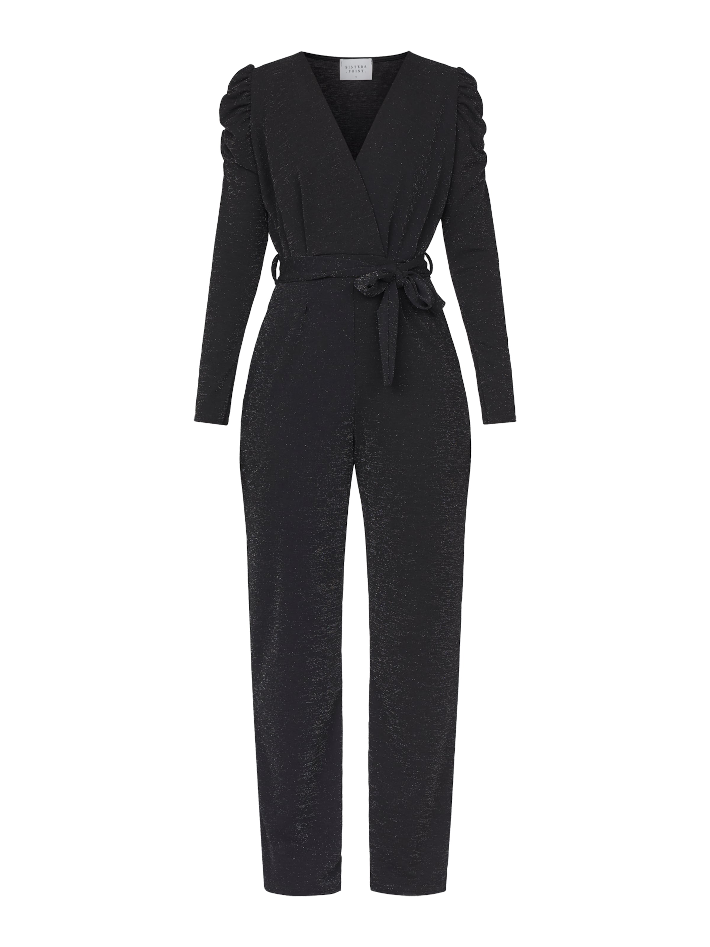 SISTERS POINT Overal 'EGINA' - Čierna: predná strana