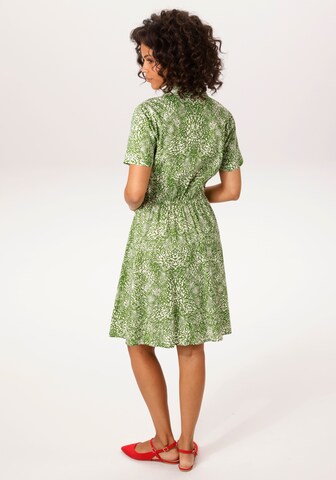 Aniston CASUAL Blusenkleid in Grün