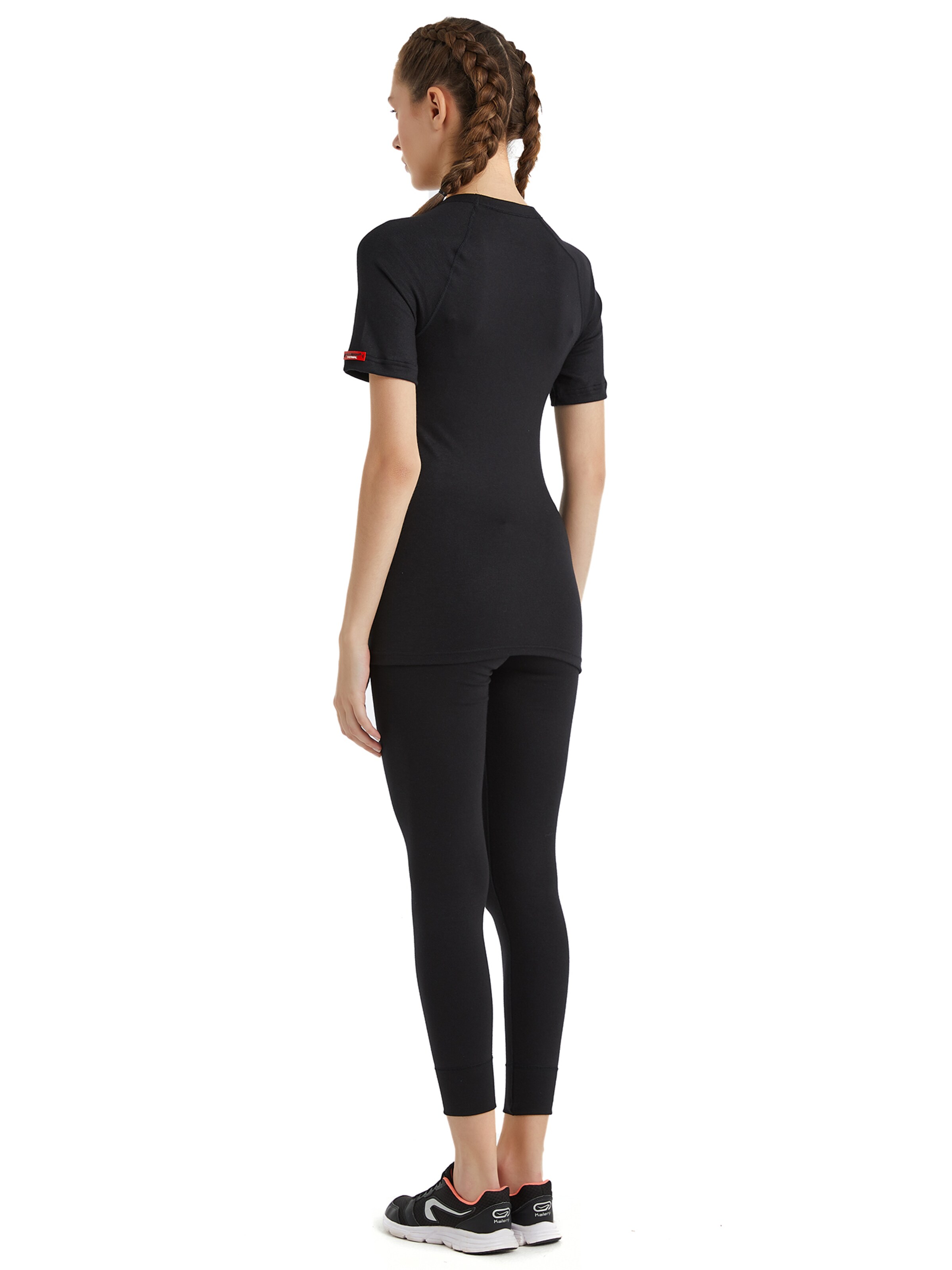 Blackspade Thermo-Unterhemd ' T-Shirt ' in Schwarz