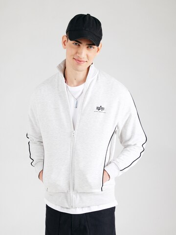 ALPHA INDUSTRIES Tréning dzseki - szürke: elől
