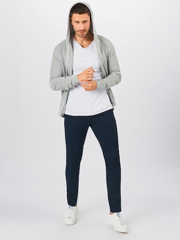 Denim Project Regular fit Knit Cardigan in Grey