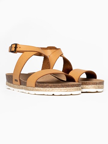 Bayton Sandalen met riem 'Karratha' in Bruin