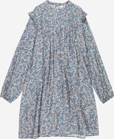 Vero Moda Girl Kleid 'IRIS' in ecru / blau / oliv / rosa, Produktansicht