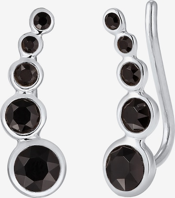 Boucles d'oreilles ELLI en noir : devant