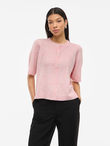 Cardigan VILA en rose : devant