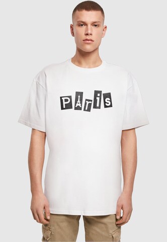 T-Shirt 'Paris' Merchcode en blanc : devant