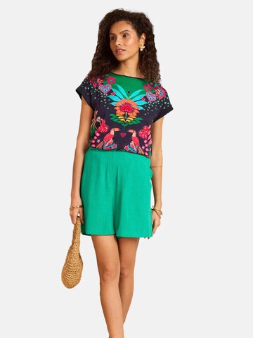 love & roses Футболка в Синий: спереди