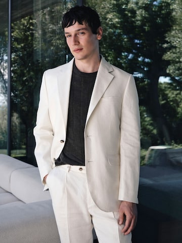 Next Slim fit Blazer 'N.Premium' in Beige: front