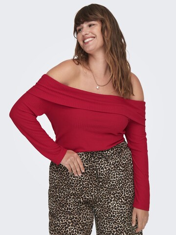 Maglietta 'EVELYN' di ONLY Carmakoma in rosso