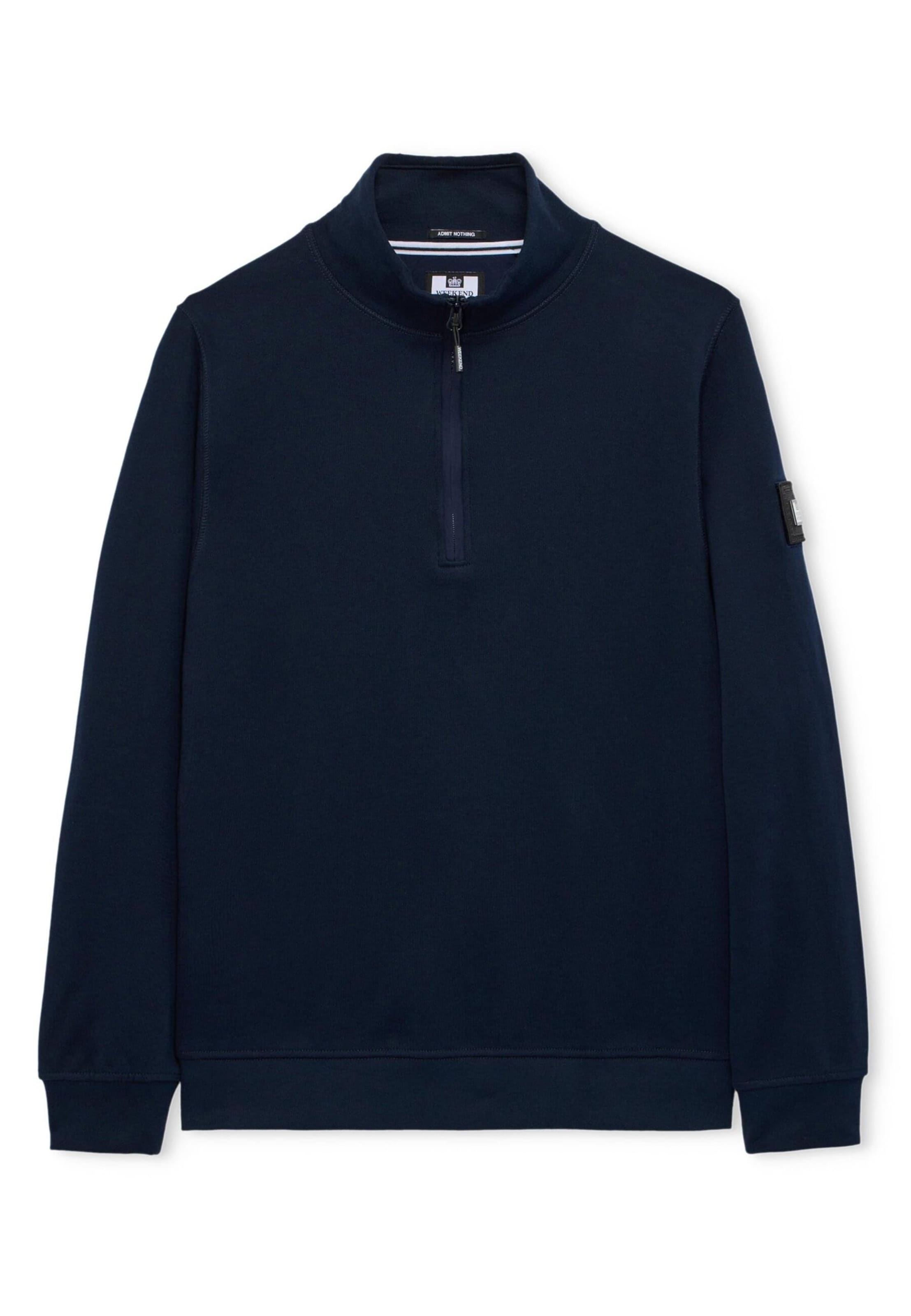 Weekend Offender Sweatshirt 'Kraviz' in Blau: Vorderseite