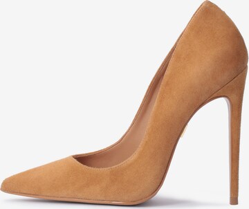 Kazar Pumps in Bruin: voorkant