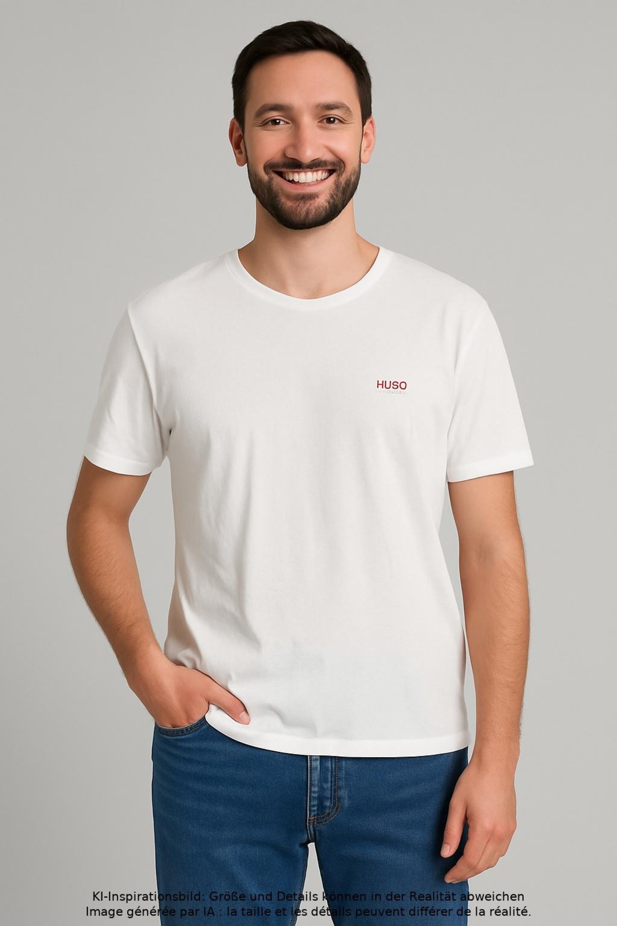 HUGO Shirt in M in White: front