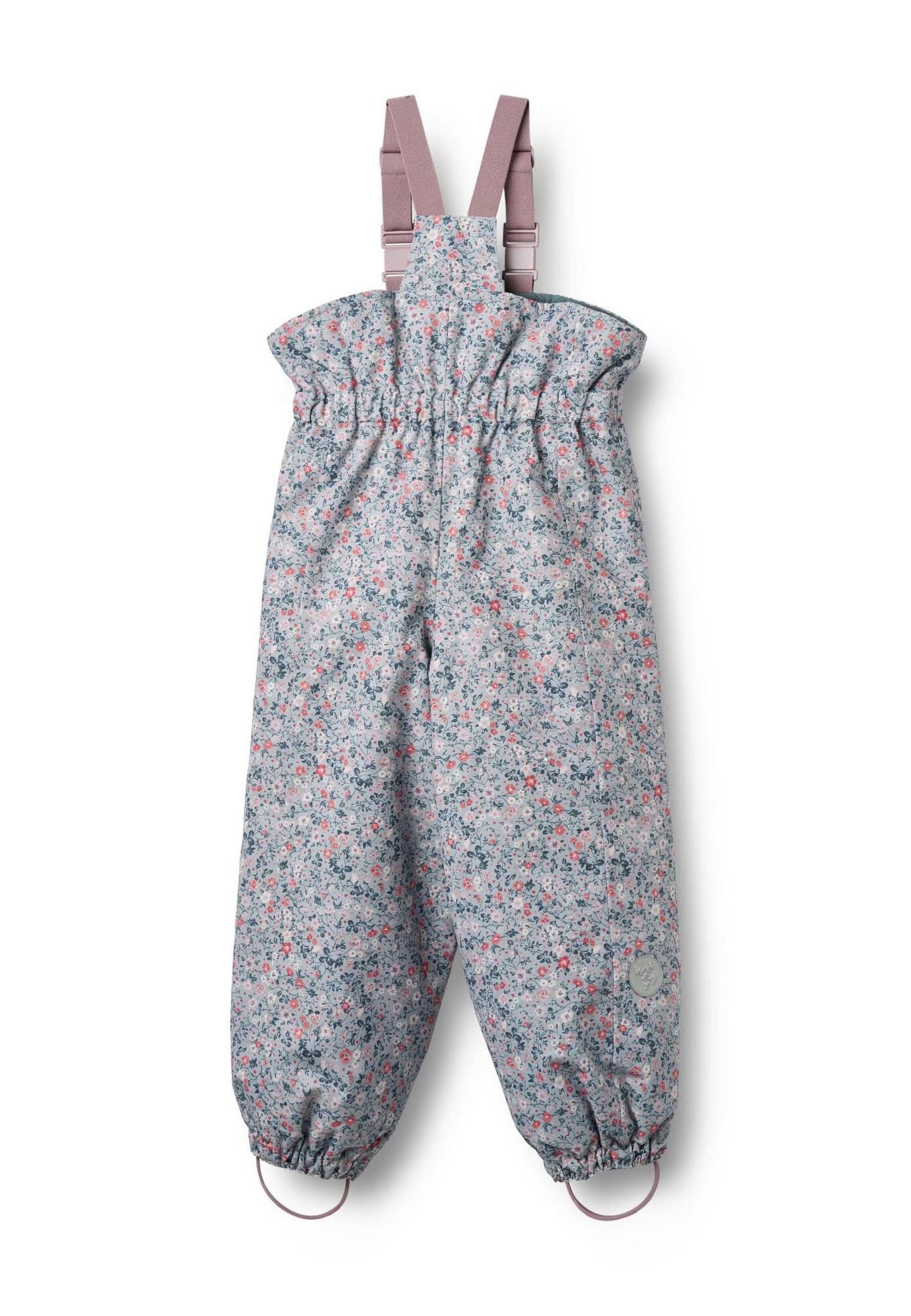 WHEAT Flared Latzhose 'Sal' in Blau