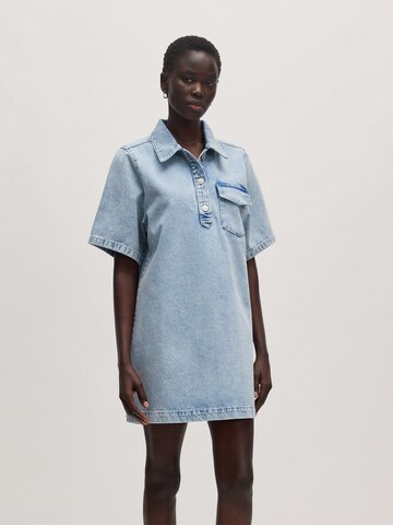 Robe 'Asta' EDITED en bleu : devant
