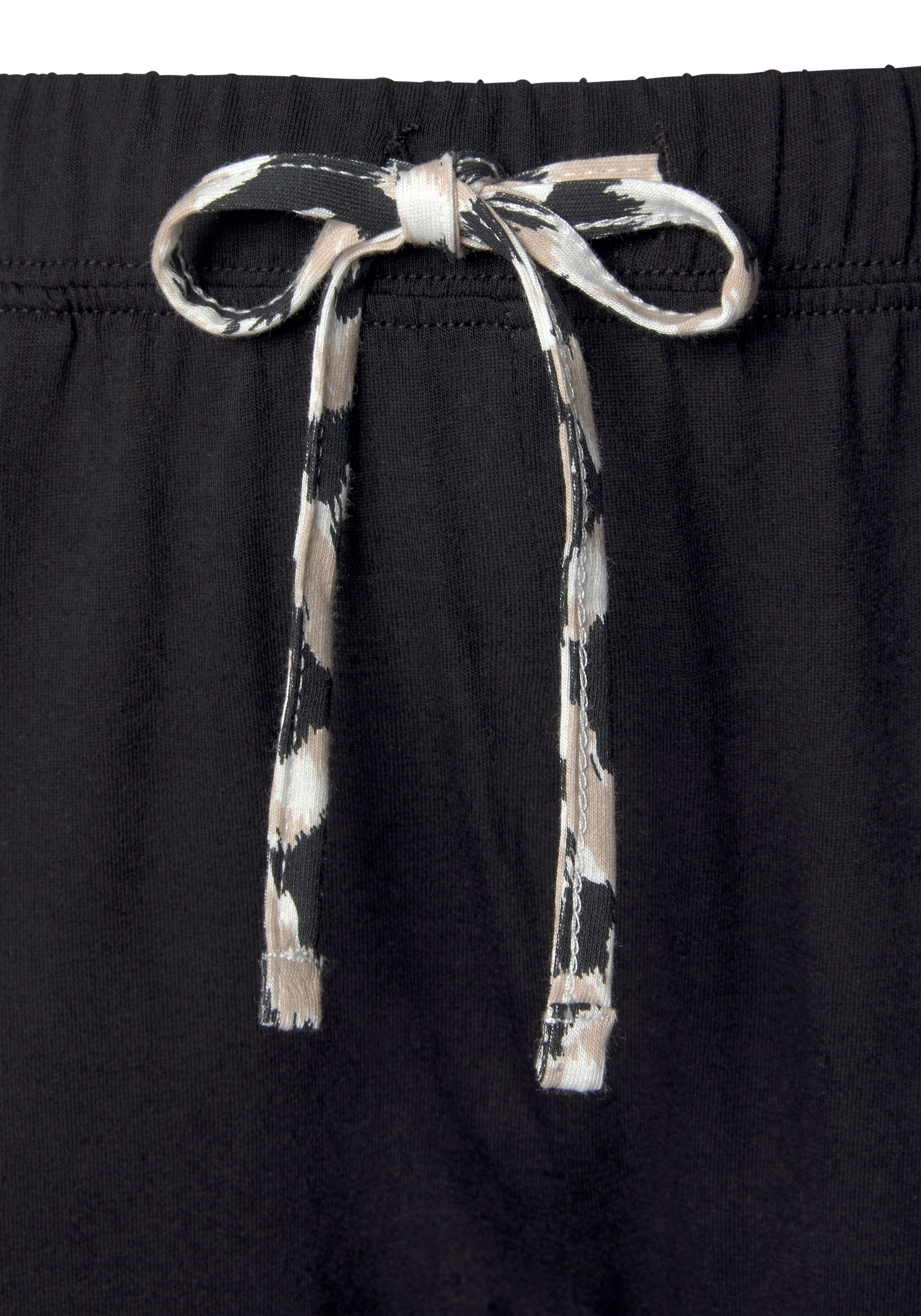 LASCANA Pyjamabroek in Zwart