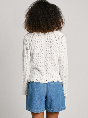 Pepe Jeans Sweater 'OLYA' in White