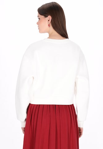 Sweat-shirt 'Pop' MYMO en blanc