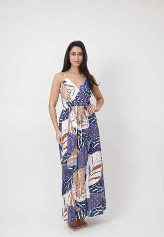 Elara Kleid in Blau: Vorderseite