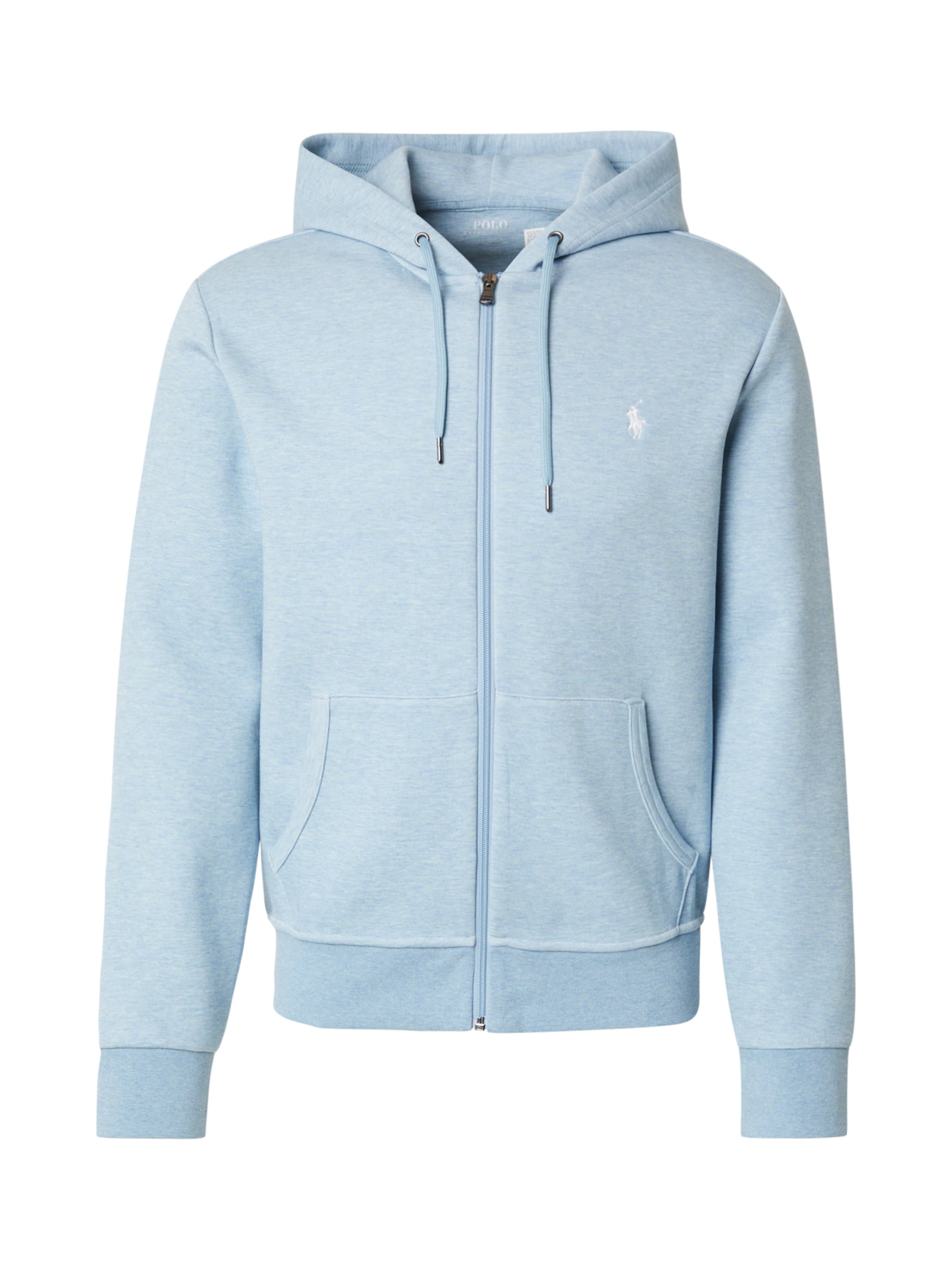 Hanorac de la Polo Ralph Lauren pe albastru: față