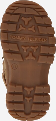 TOMMY HILFIGER Schnürboots in Beige