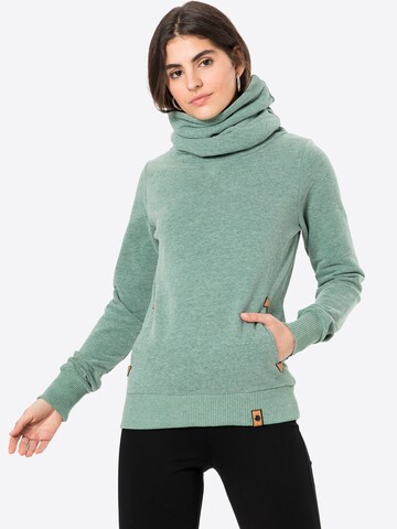 Fli Papigu Sweatshirt 'Bubble Butt' in Green: front