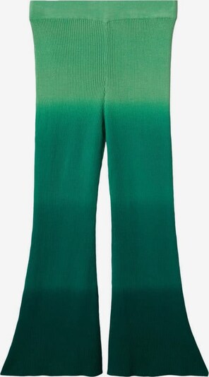 MANGO Pantalon en vert, Vue avec produit